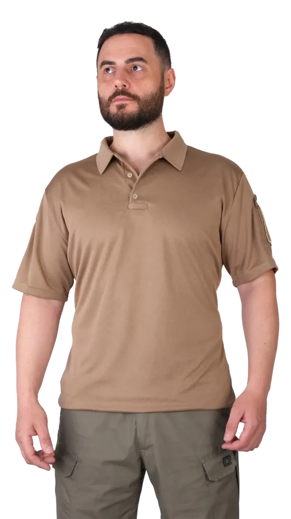 Polo Yaka Kısa Kollu Tactical T-Shirt